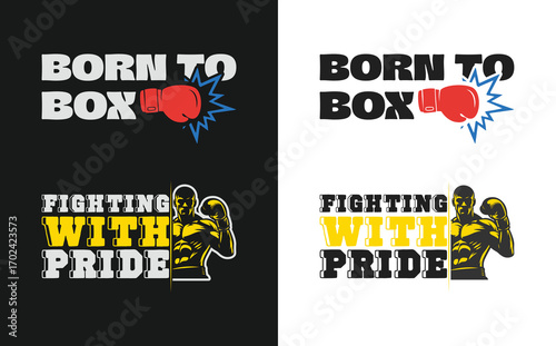 Perfect boxing design for Boxing Day events, sales, and sport fans.