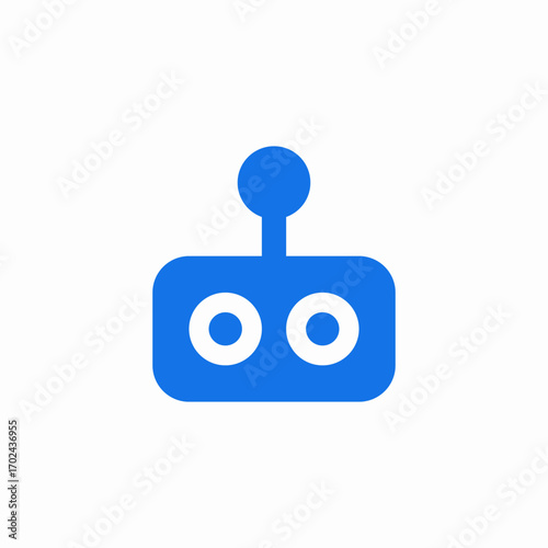 ai chatbot robot icon sign vector