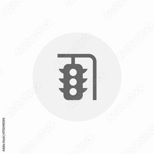 traffic light icon sign vector