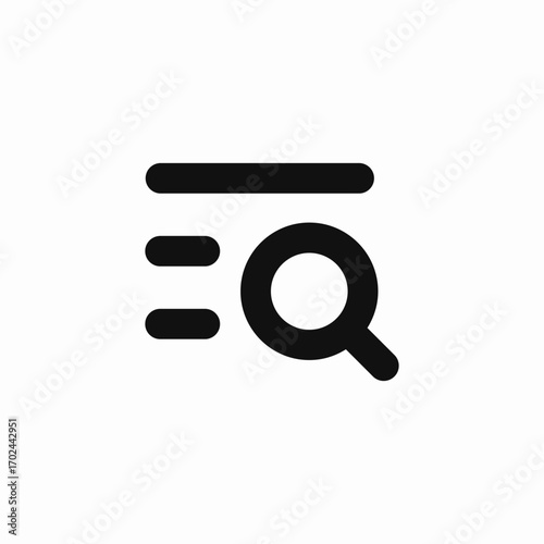 search manage icon sign vector