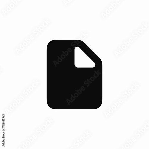 document file icon sign vector