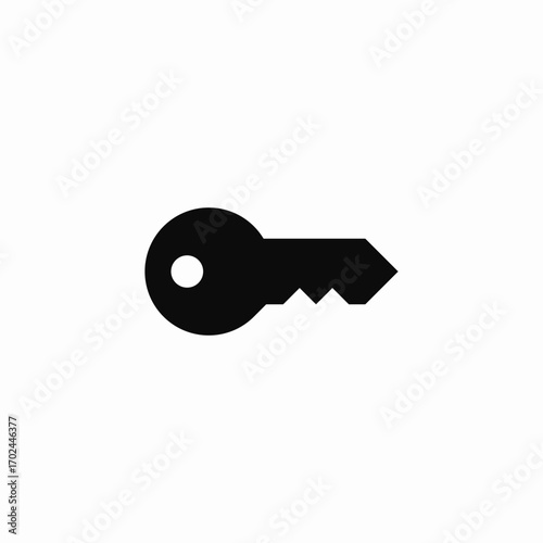 key safety icon sign vector