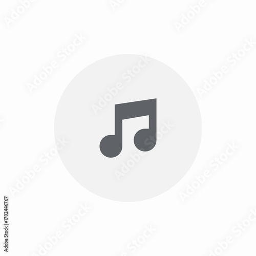 music note icon sign vector