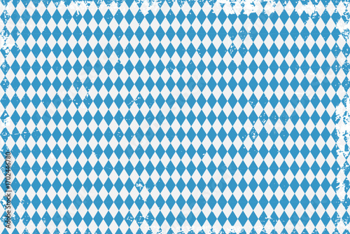 Bavarian Oktoberfest Pattern Vintage Grunge Textured Banner Background.