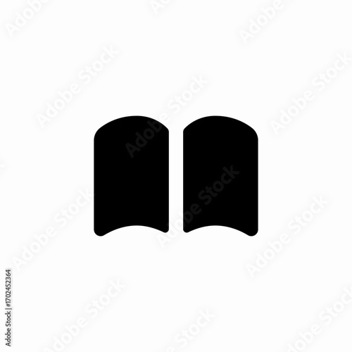 book open icon sign vector