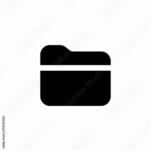 folder binder icon sign vector