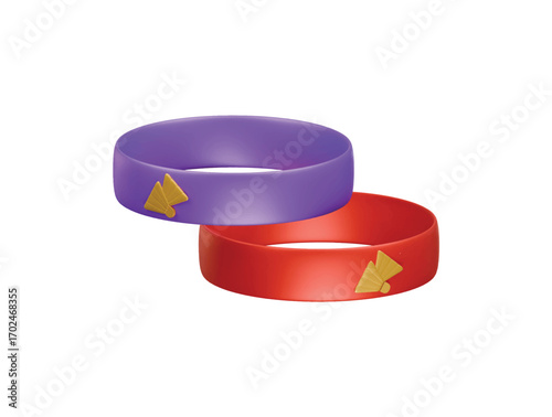 badminton headband icon 3d illustration render