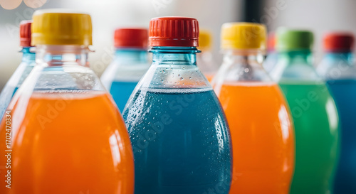 Wallpaper Mural Refreshing Colorful Soda Bottles Summer Drinks Party Celebration Thirst Quencher Carbonated Beverages Assorted Flavors Sweet Drinks Cold Drinks Plastic Bottles Packaging Design Beverage Industry Torontodigital.ca