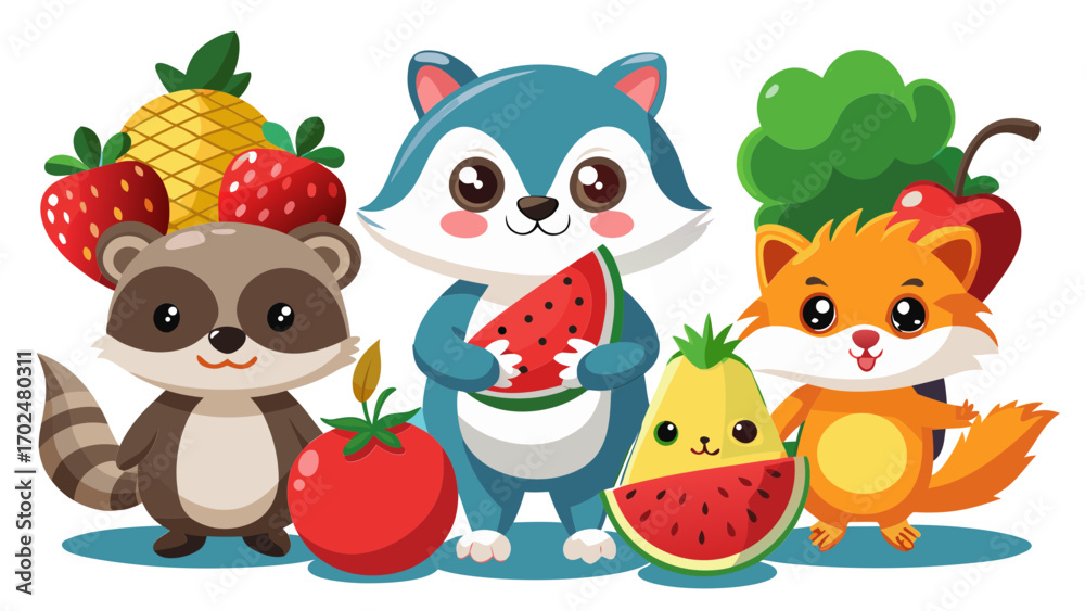 Fototapeta premium animal, bear, cartoon, vector, dog, illustration, cat, love, set, baby, teddy, toy, fun, art, cute, pet, brown, heart, funny, character, adorable, kid, valentine, animals, childhood