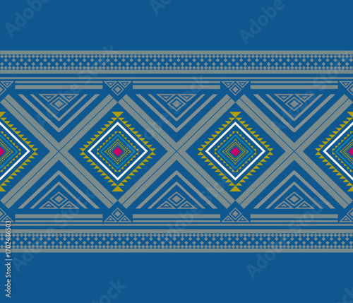 geometric ethnic pattern vector design