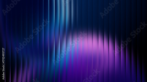 Abstract vertical lines with gradient of blue and purple hues