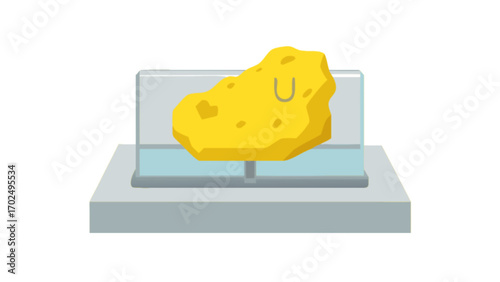 Explore the golden sponge exhibit a captivating display of cleaning and household essential item show