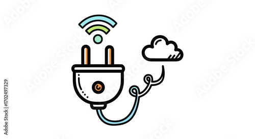 Wireless Power Connection to Cloud Computing.