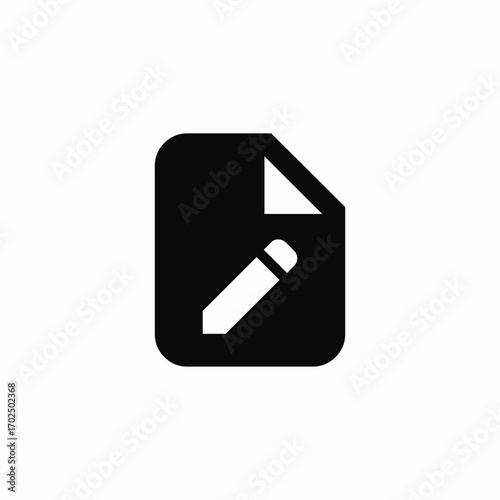 file edit icon sign vector