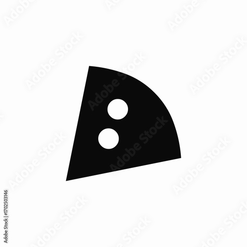 pizza slice icon sign vector