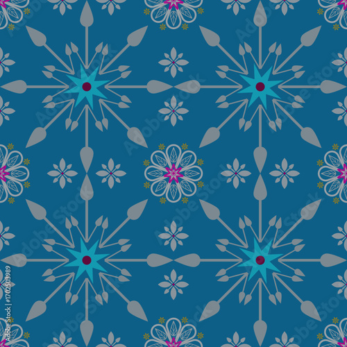 geometric ethnic pattern vector design