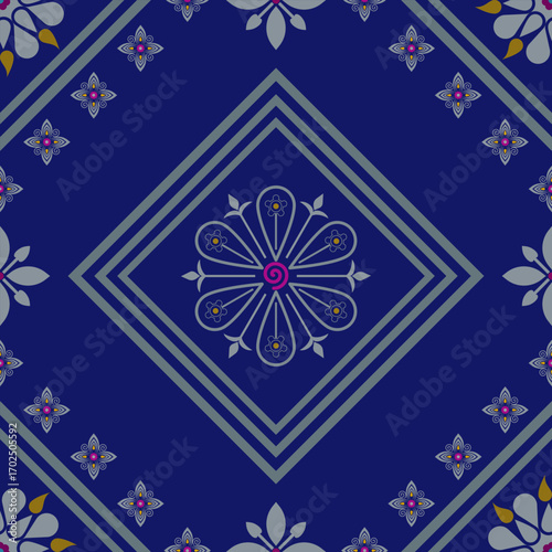 geometric ethnic pattern vector design