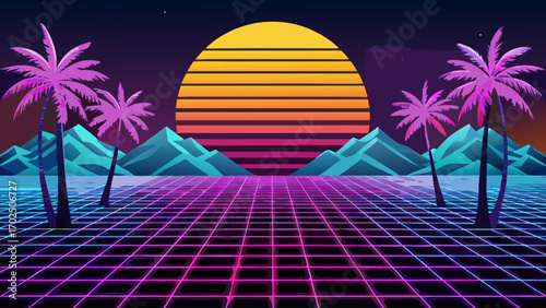 retro-80s-vaporwave-vector-art-with-neon-grid--pal