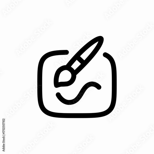 drawing tablet icon sign vector