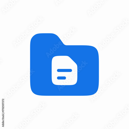file folder icon sign vector