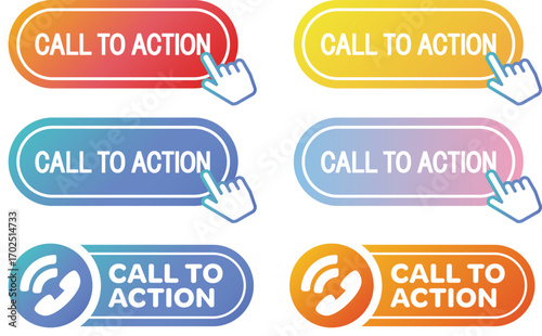 CALL TO ACTIONのボタンUI