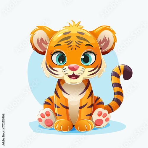 Niedliches Tigerbaby