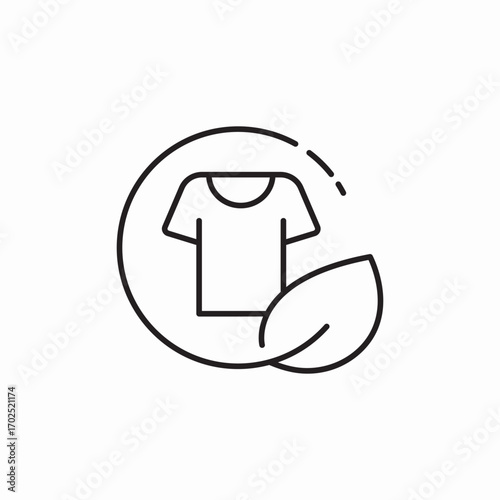 eco laundry icon sign vector
