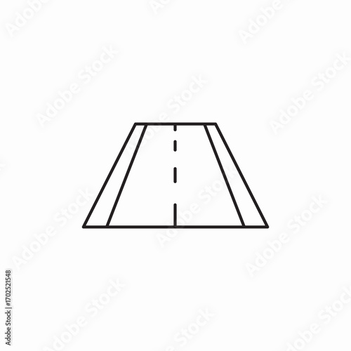 highway road icon sign vector