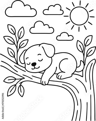 dog coloring page 9.eps