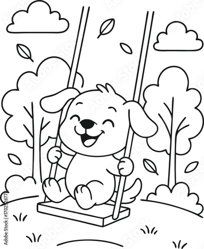 dog coloring page 20.eps