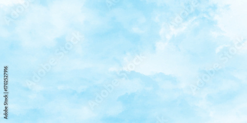 Pastel sky blue paper texture pattern background, light sky blue shades watercolor background, Abstract blue sky water color background Illustration, texture for design breathtaking panorama.