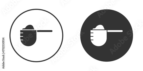Scoop icon flat illustrations. vector art.