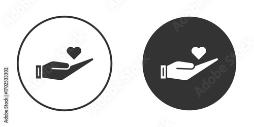 Love icon flat illustrations. vector art.