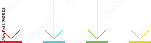 downward pointing arrows, arrow, down