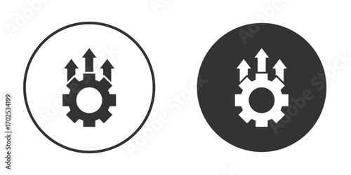 Improvement icon flat illustrations. vector art.