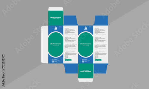Medicine box package design 