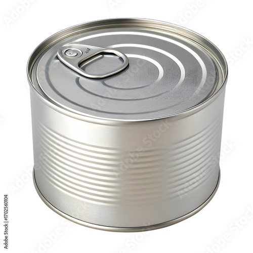 Tin Can Isolated on Transparent Background