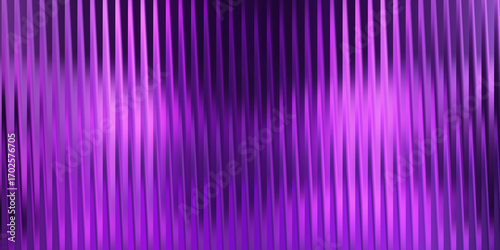 Abstract purple background with vertical lines and light shining through the center area space