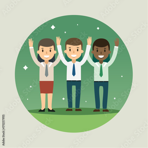 Diverse Team Celebrating Success