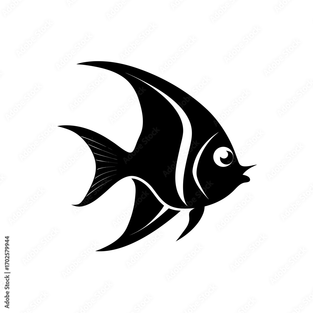 Obraz premium Abstract white lines on black background