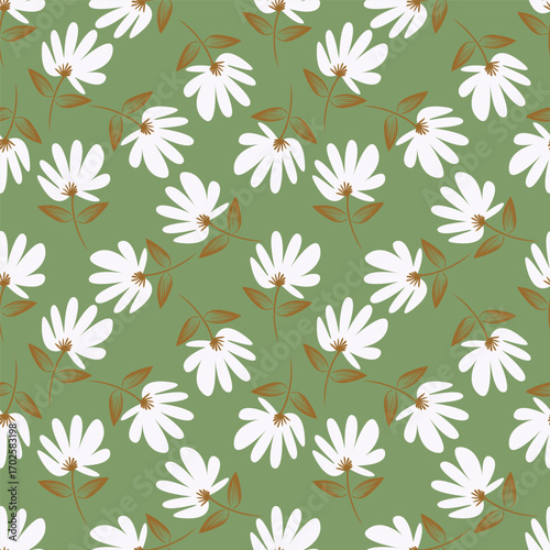 Vector design solid flower all over seamless pattern wrapping paper design, digital image printing factory textile
