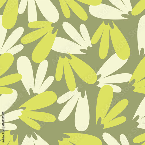 Vector design solid flower all over seamless pattern wrapping paper design, digital image printing factory textile
