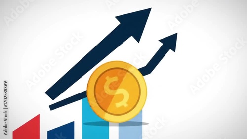 Spinning Dollar Coin