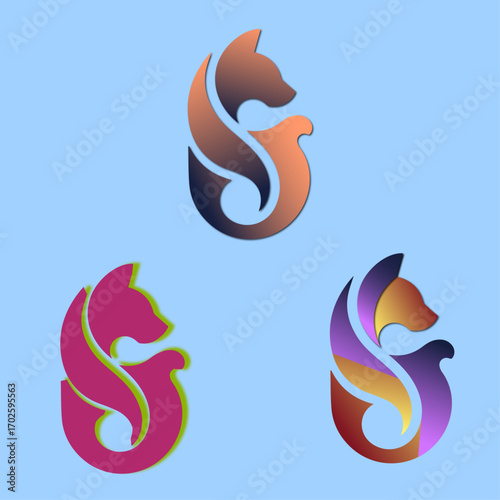 Modern Vector Pet Shop Logo Design 1