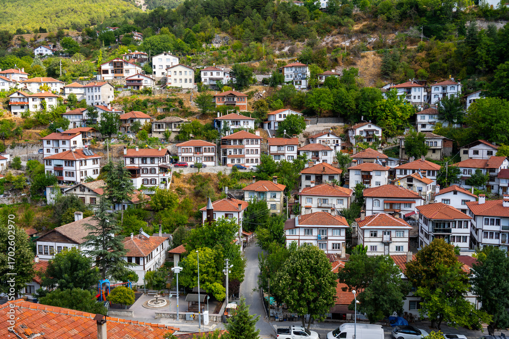 Obraz premium Göynük town with Ottoman houses