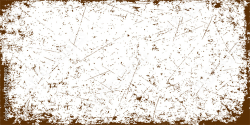 Roughly textured, macro close-up of a pile of salt, brown sugar, and vintage beige paint on a grunge stone wall background