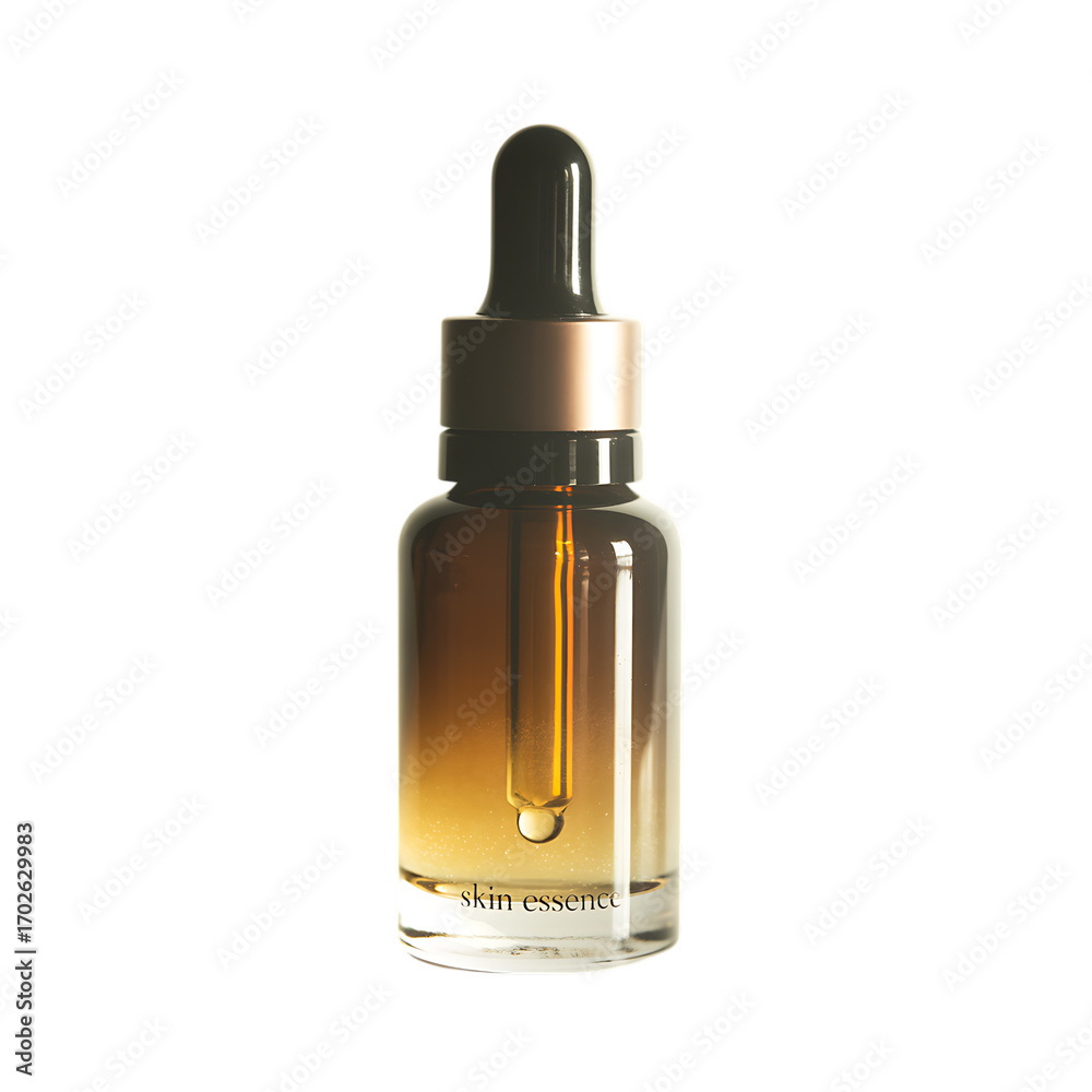 Fototapeta premium Serum bottle isolated on transparent background