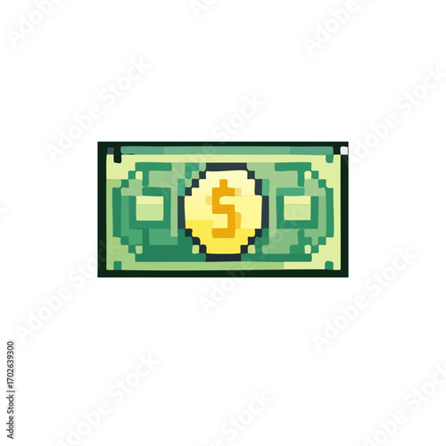 Icon Money Pixelart