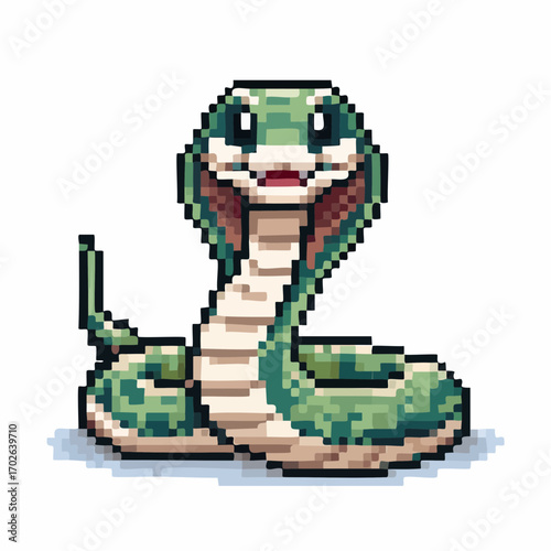 8-Bit Cobra Character