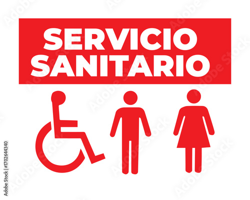 Rotulación Restaurantes servicios sanitarios y para discapacitados